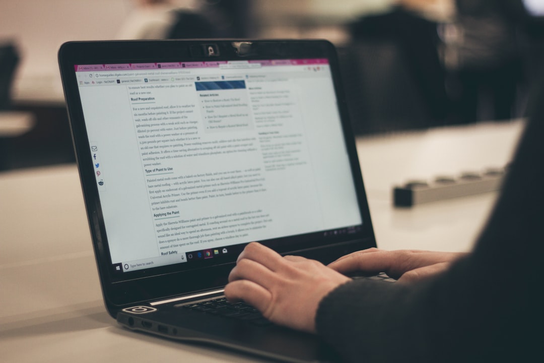 Student completing a Canada study permit application on a laptop